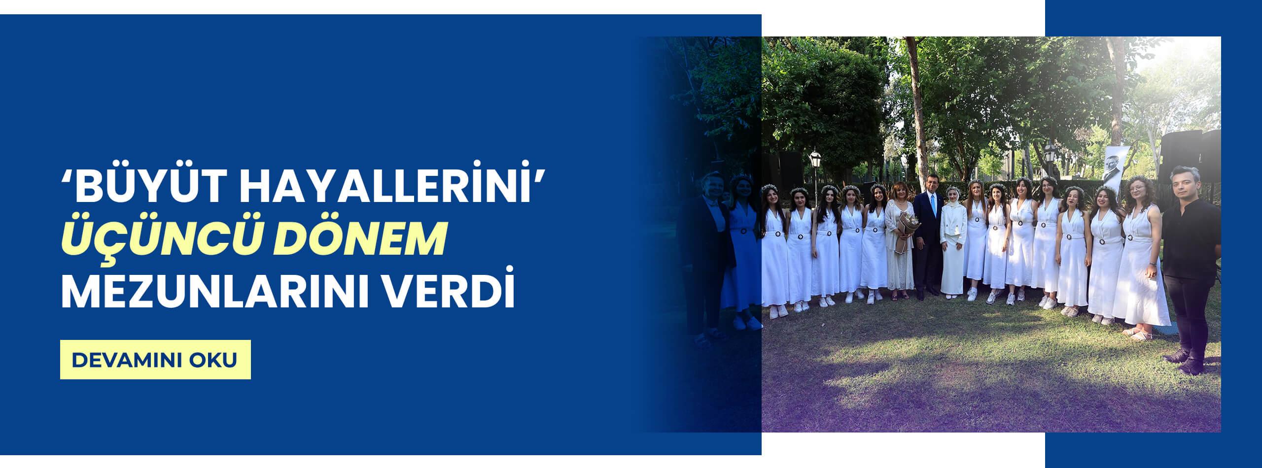 Büyüt Hayallerini Üçüncü Dönem Mezunlarını Verdi